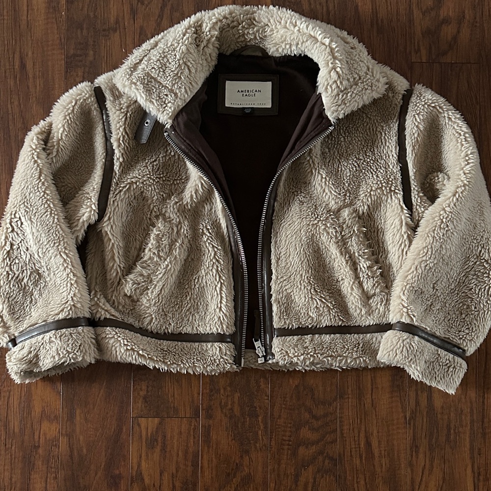 American Eagle Teddy Biker Jacket